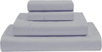 Split King Sheets Sets For Adjustable Bed Cotton-Split King Sheets Deep Pockets-5 Pcs -Split King Sheets For Adjustable Bed Twin Xl, Light Grey Solid 16 Inch Deep Sheets