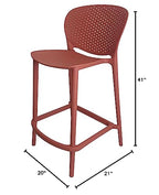 Neos Modern Furniture Stackable Barstool 30&Quot; Stool, Set Of 4
