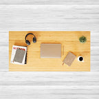 Flexispot Whole Piece Bamboo 48' X24' Desktop Height Adjustable Desk Rectangular Tabletop