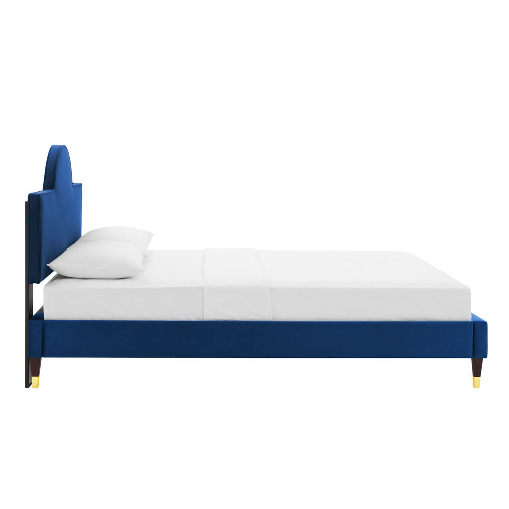 Modway Aurora Platform, Full, Navy