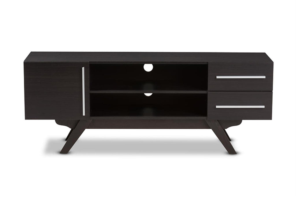 TV Stand in Dark Brown Finished