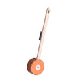 Jazzy Pearls Silicone Toilet Brush Set Wall Hanging For Cleaning Supplies Bathroom Toilet Orange Brushes & Sets Bath Home & Gard