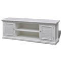 Vidaxl Tv Stand White Mdf, Pine Wood, Metal Medium Tv Stand