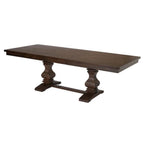 Best Quality Furniture 7Pc Dining Set (1 Table + 6 Chairs), Walnut, Beige