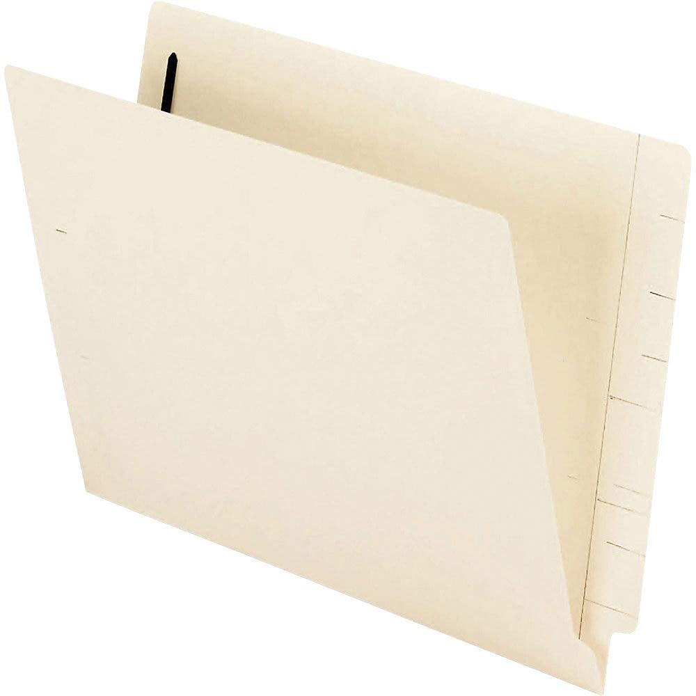 Pendaflex 62711 End Tab Fastener Folders, One Fastener, Letter, Manila, 50/Box