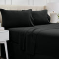 Lalaloom Full Bed Sheet Set, Soft Microfiber Hotel Luxury Bedding, Extra Deep Pocket, 4 Piece Sheets And Pillowcase Sets, Breath