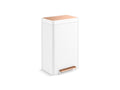 KOHLER 13-Gallon Stainless Steel Step Trash Can