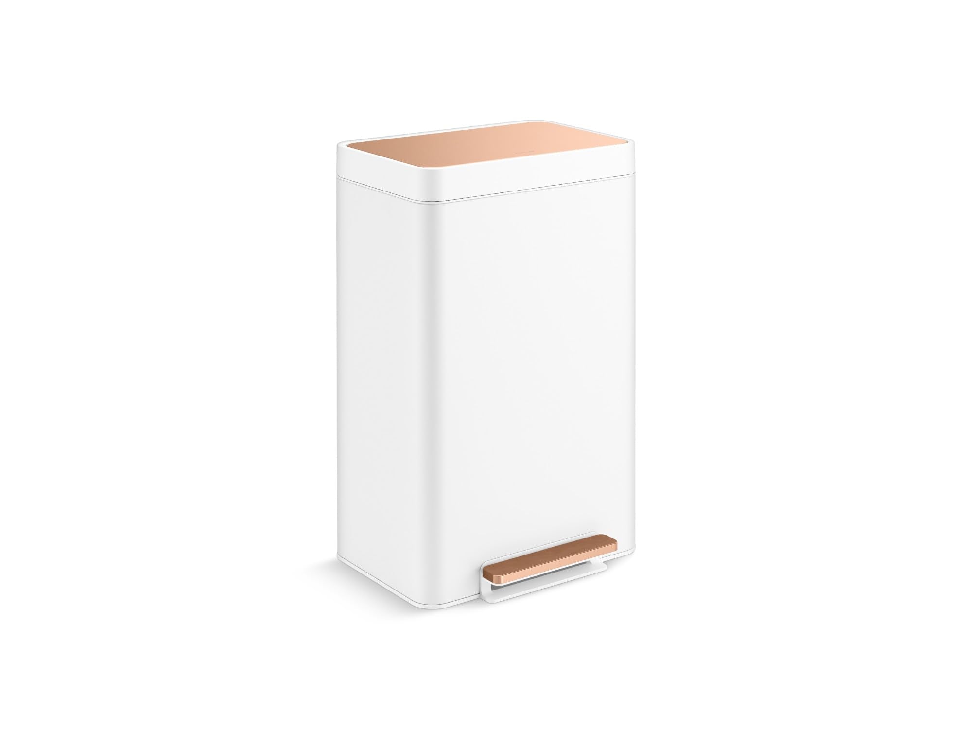 KOHLER 13-Gallon Stainless Steel Step Trash Can