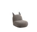 Weston 21.5W Brown Chenille Deer-Shaped Kids Chair