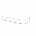 Heavenglow Drawer Organizer, Clear Acrylic Divider Storage Bin For Kitchen, Office #8023 40X15X5.8Cm