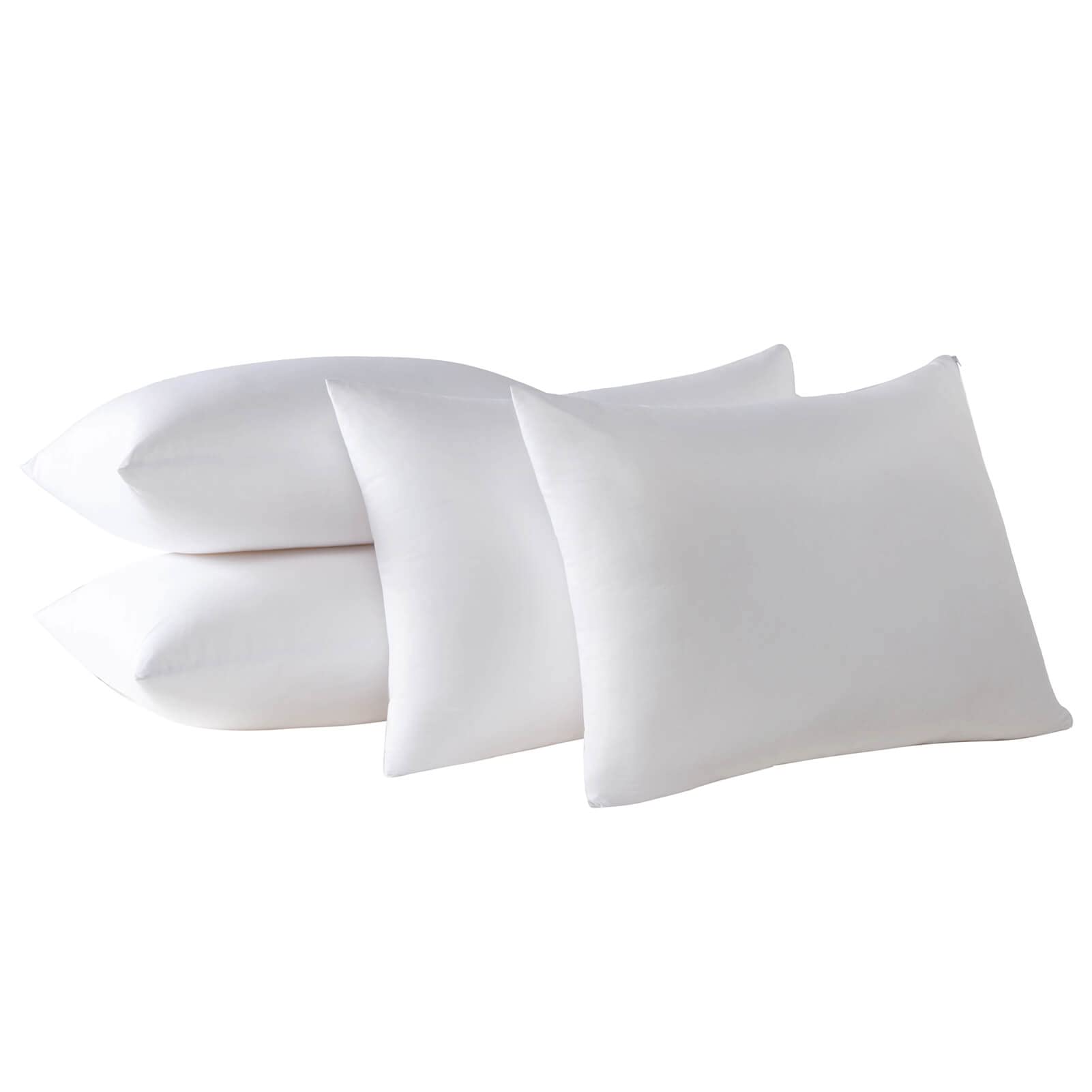 4 Pack Cooling Bamboo Viscose Feather Proof Pillow Protectors With Zipper Standard Size Waterproof Down Proof Covers For Bed Pil