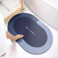 Bathroom Door Mats Absorbent Quick Dry | Bath Mats NonSlip AntiSkid Rubber Doormat for Home, Kitchen, Washroom (Pack of 1)