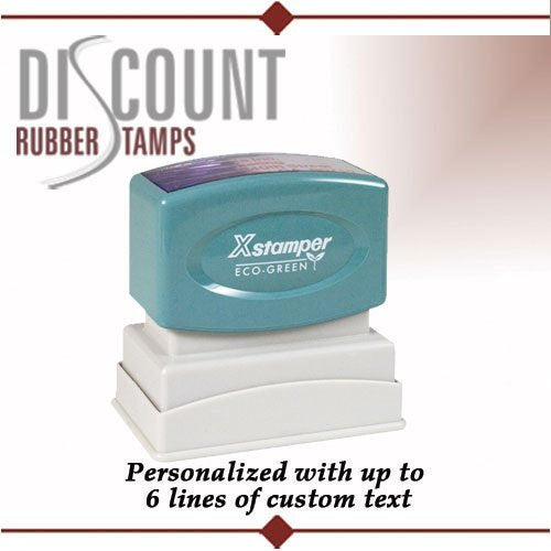 Xstamper N12 Custom Rubber Stamp