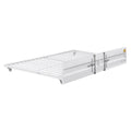 Acme Cargo Metal Cargo Container Style Twin Trundle with Casters in White