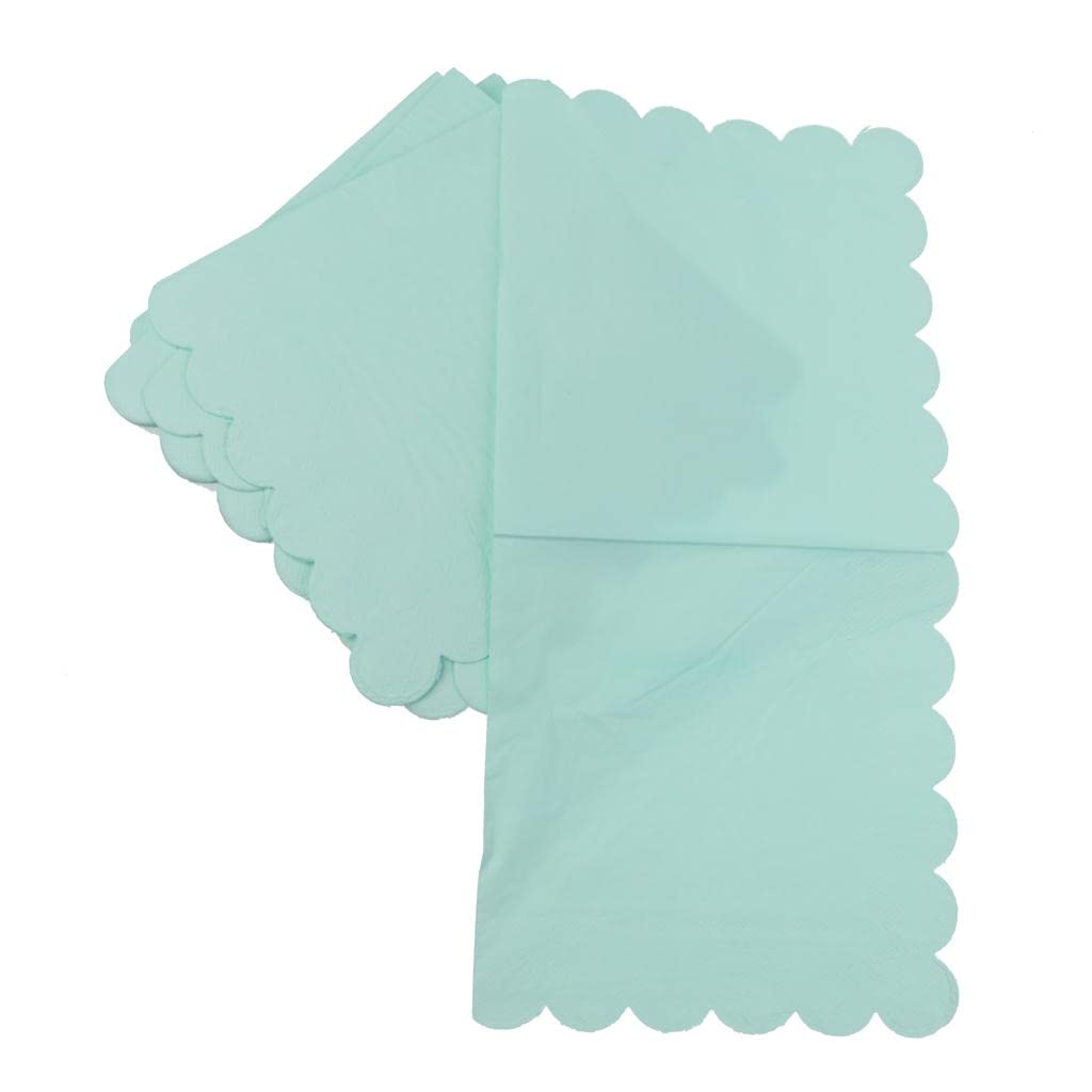Shopora 20Xsolid Color Party Paper Napkin Serviettes Wedding Dinner Tableware Green |Home & Garden | Greeting Cards & Party Supp