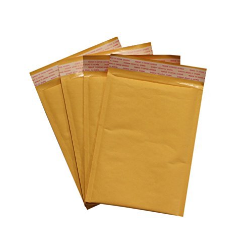 Secure Seal #0 6X10 Kraft Padded Bubble Mailer Shipping Envelopes (Pack Of 25)