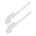 KICHOUSE 2Pack Juicer Cleaning Brush Long Handle Kitchen Cleaning Brush for Soymilk Machines Blenders Coffee Pots Bent Head Sof