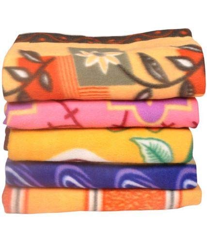 DESI DHANG Single Bed AC Fleece Blanket Pack of 1 Print Blanket (multicolour, skin_friendly)