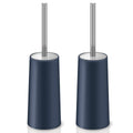 IXO Toilet Brush and Holder, 2 Pack Toilet Brush with 304 Stainless Steel Long Handle, Toilet Bowl Brush for Bathroom Toilet-Erg