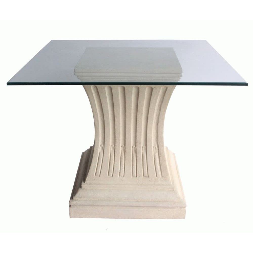 Anderson Teak Legacy Pedestal Dining Table in Natural Beige
