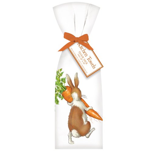 Mary Lake-Thompson Ltd. Rabbit with Carrot Towel Set