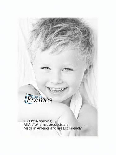 11x16 Smooth White / Super White Custom Mat for Picture Frame with 7x12 opening size (Mat Only, Frame NOT Included)