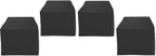 Crosley Furniture Patio Furniture Covers, Waterproof 4-Piece Outdoor Chair Cover Set For Backyard, Black