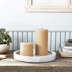 Root Candles - 33625 Unscented Timberline Pillar Candle , 3 X 6-Inches, Beeswax