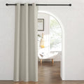 Ryb Home Portable Doorway Curtains Privacy Blackout Thermal Insulating Drapes For Bedroom Closet Living Room Dining Kids Nursery Window Treatment Panels, Wide 42 X Long 80 Inches, Natural
