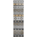 Sedona Sn12 Grey Transitional Rug Runner 2' 3" X 10'
