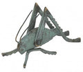 Solid Brass Cricket with a Verdigris Finish ~ Fireplace Crickets on the Hearth