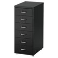 Ikea Polyester Easy To Move Drawer Unit With 6 Drawers Under Your Desk For Storage In Living Room, Reading Room, Bed Room, 28X69