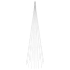 vidaXL 26 ft Christmas Tree on Flagpole with 1134 Warm White LEDs - Easily Installable, Compact and Versatile Seasonal Decoration