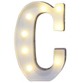 Pooqla LED Marquee Letter Lights Sign, Light Up Alphabet Letter for Home Party Wedding Decoration C