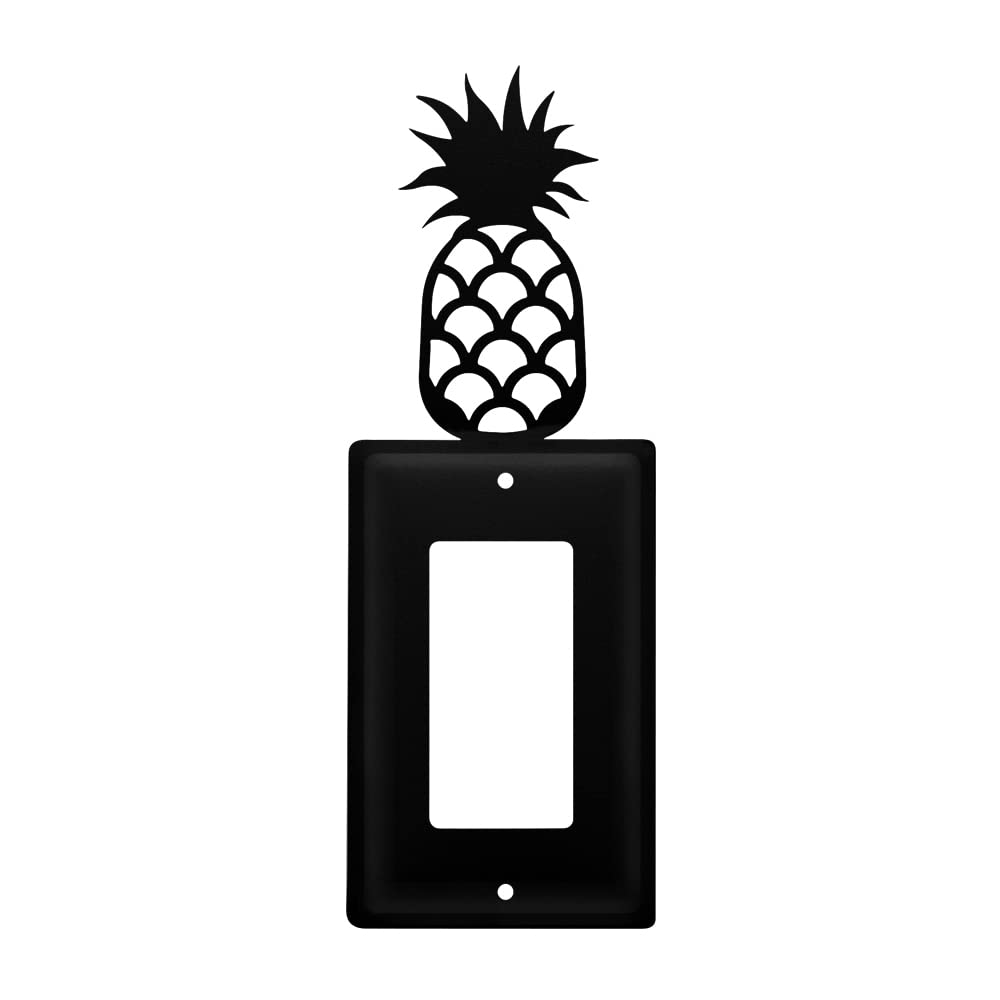 Village Wrought Iron Pineapple Single GFCI Cover