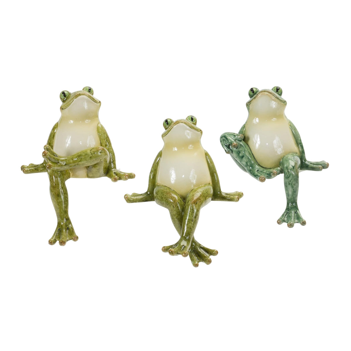 Frog Shelf Sitters (Set Of 3)