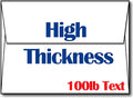 Ultra Thick White A7 Envelopes - Sturdy, Durable, Heavyweight Envelopes For Invitations & Greeting Cards (100 Envelopes)