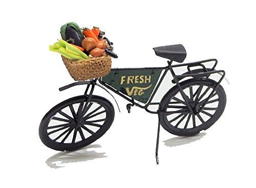 Melody Jane Dollhouse Green Grocers Shop Fresh Vegetables Bike Bicycle
