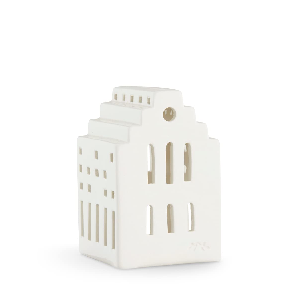 HAK Khler Urbania Church Lighthouse White, Lantern House White, Ceramic House tealight