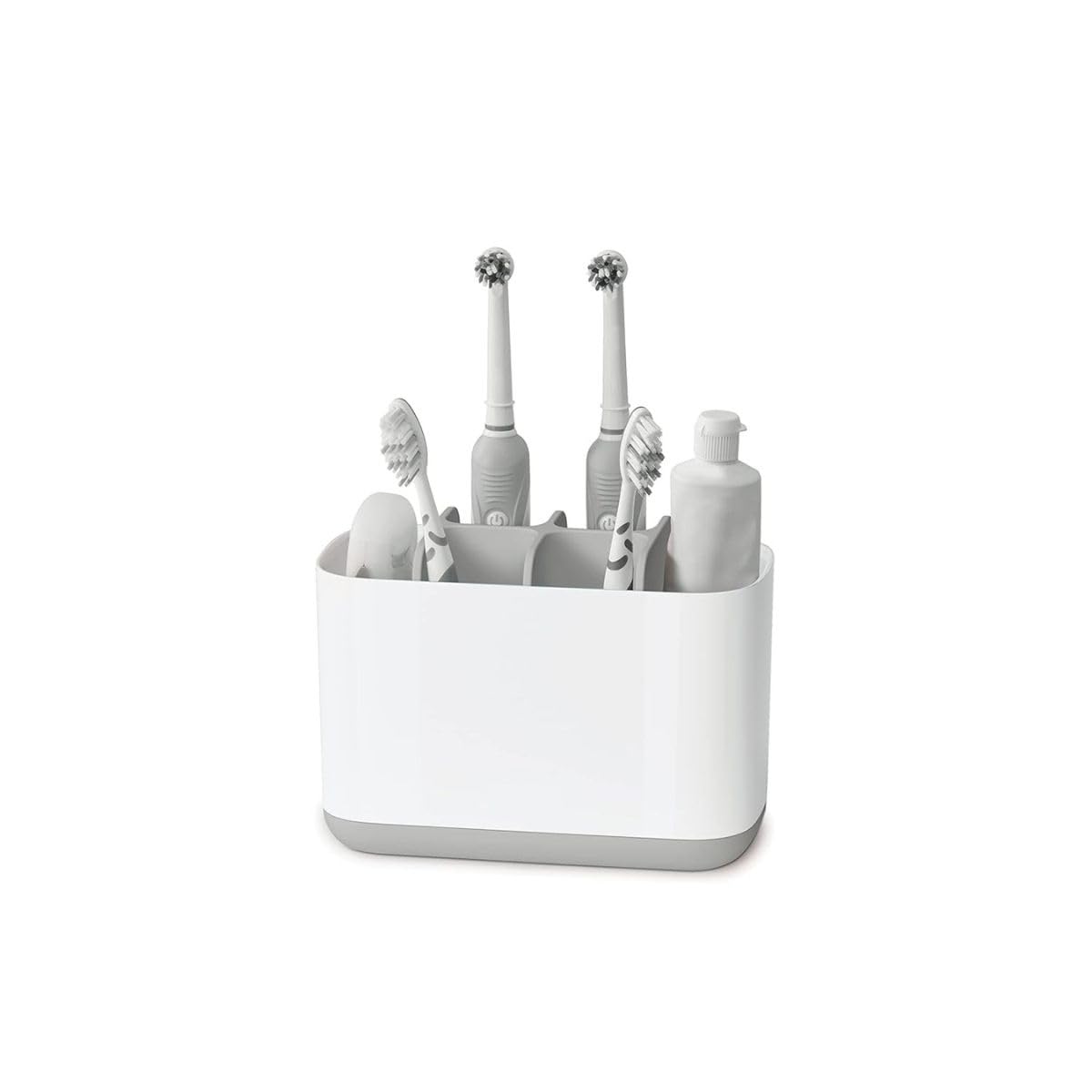 Flexcube Toothbrush Caddy for Bathroom, Toothbrush Storage Organizer, Container Stand for Bathroom Toiletries Cosmetics Statione