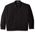 London Fog Mens Auburn Zip-Front golf Jacket (Regular  Big-Tall Sizes), Black, 4XL Big