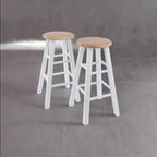 Ergode Wood Element Counter Stool Set - Elegant, Sturdy, Versatile Kitchen Upgrade