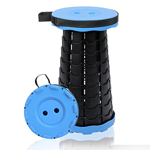 VOLIXOD Foldable Telescoping Stool Portable, Retractable Stool for Adults, Upgraded Collapsible Folding Seats with Load Capacity