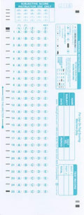 Test-825E (50 Sheet Pack) Compatible Testing Forms