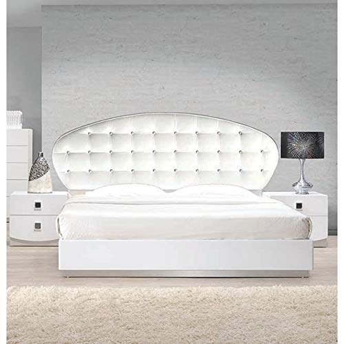 Best Master Furniture France Platform Modern Bed, Queen