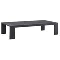 Modway Tahoe Aluminum Outdoor Patio Coffee Table in Gray
