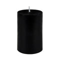 Jeco CPZ-2303 Black Pillar Candle, 2 Diameter x 3 H