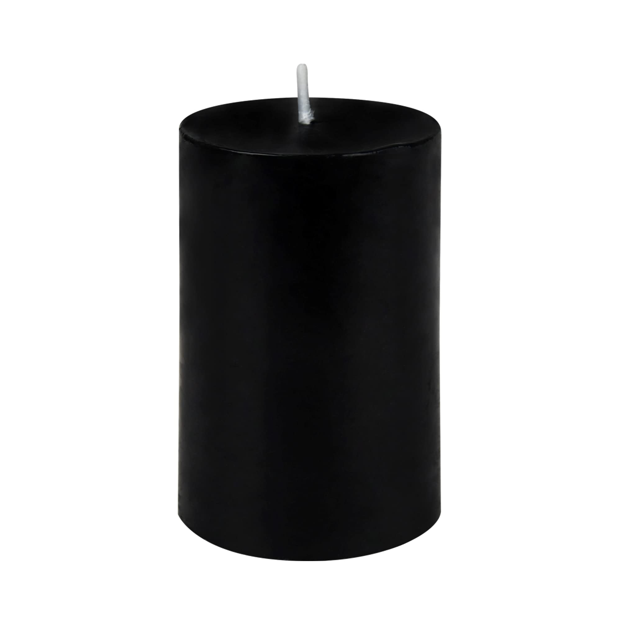 Jeco CPZ-2303 Black Pillar Candle, 2 Diameter x 3 H