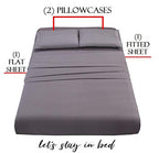 Elegant Comfort 1500 Thread Count Wrinkle & Fade Resistant Egyptian Quality 4-Piece Bed Sheet Set Ultra Soft Luxurious Set Inclu