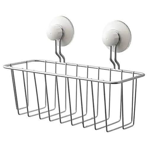 Ikea Zinc Plated Shower Basket (24x14 cm, Silver)